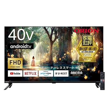 テレビ ORION 40V FHD android TV Amazon.co.jp: Orion 40V Full HD Tunerless Smart TV 2022 with